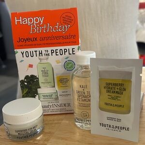 Youth to the People Travel Size Trio Skincare Set - New in Box